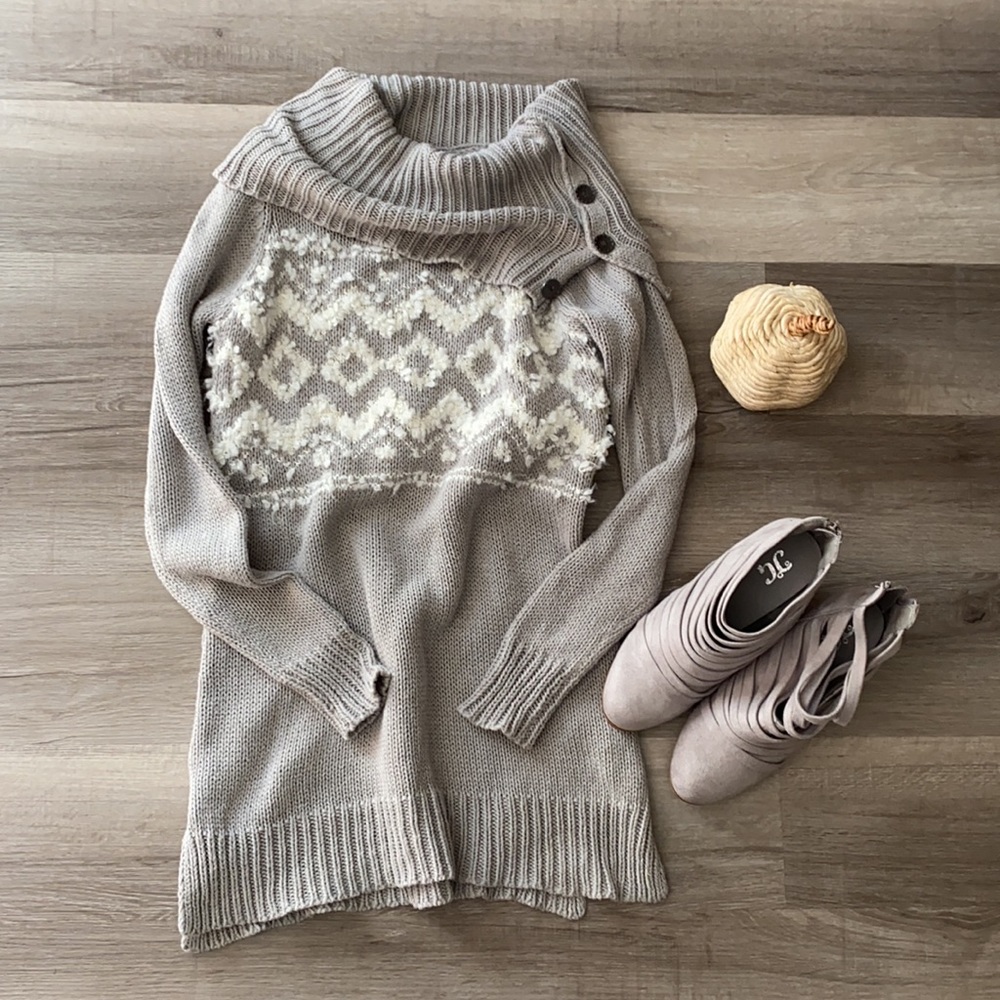 Women’s Grey Vanity Sweater Dress